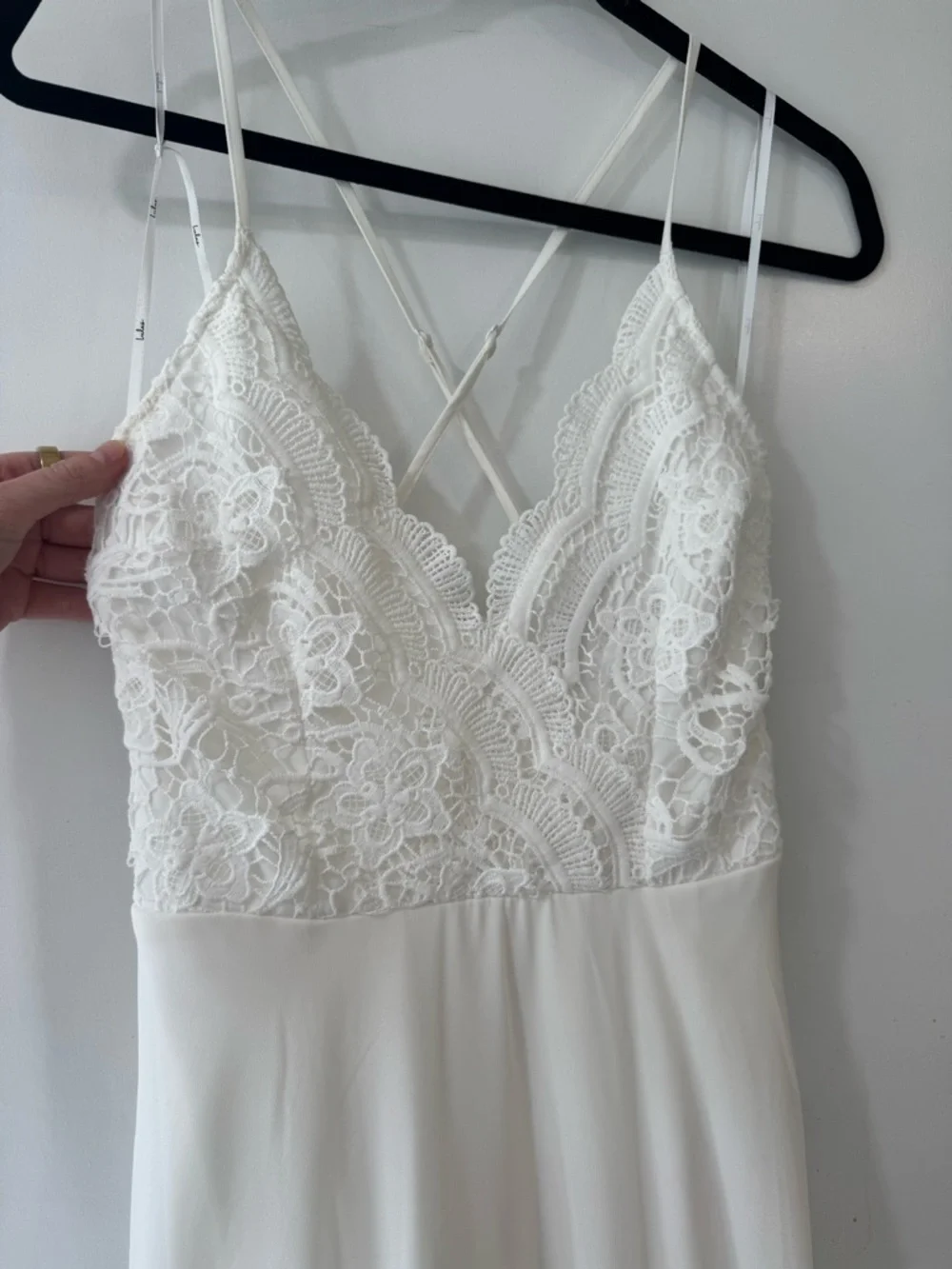 Lulu’s Madalyn White Lace Maxi Dress Small - Picture 5 of 8